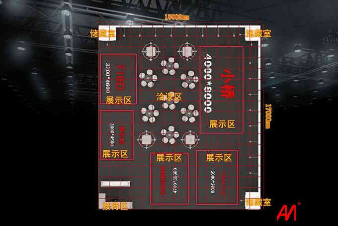 深圳展會設計-漢川數控深圳展覽設計效果圖